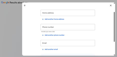 Google results