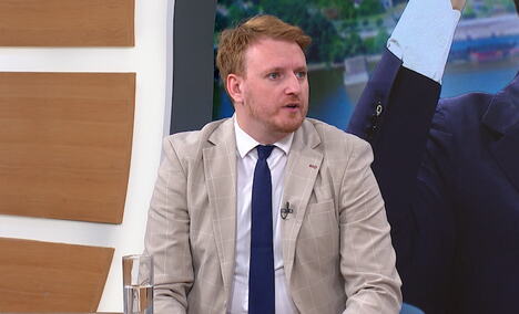 Rajko Petrović u studiju Kurir televizije