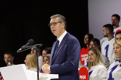 Skup SNS Novi Sad Aleksandar Vučić