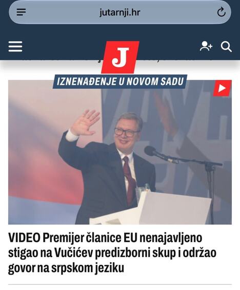 Aleksandar Vučić Robert Fico