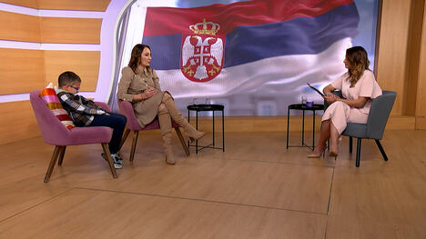 Mina Mijailović - Lukina majka u studiju Kurir televizije govori o retkoj bolesti od koje boluje njen sin