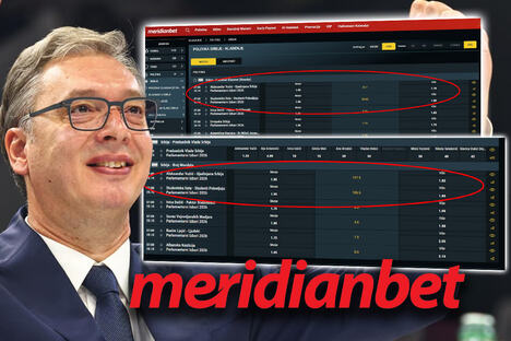 Aleksandar Vučić meridian bet
