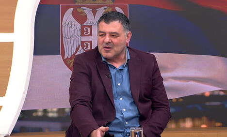 Borko Kašanski u studiju Kurir televizije