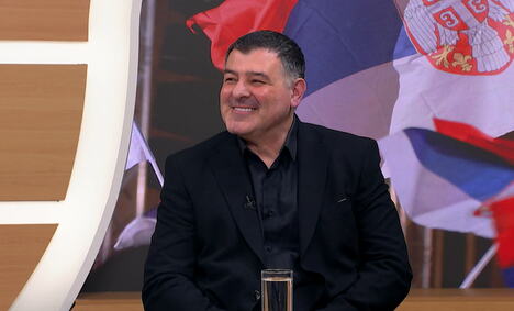Borko Kašanski u studiju Kurir televizije