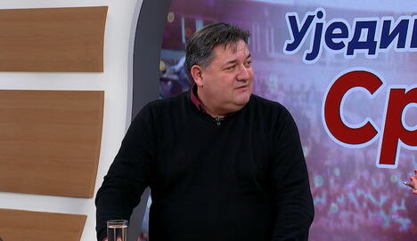 Dejan Miletić u studiju Kurir televizije