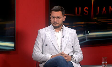 Srđan Barac u studiju Kurir televizije