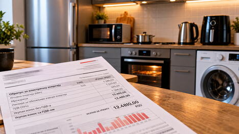 Household Electricity Bill in a Modern Kitchen.png