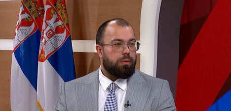 Darko Obradović u studiju Kurir televizije