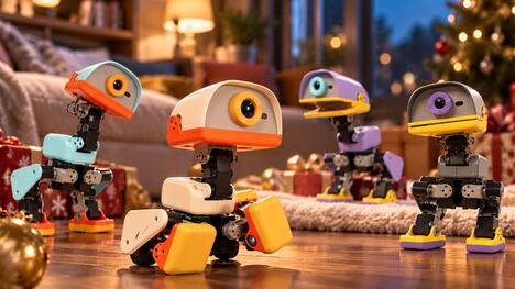 Festive Robot Friends by the Tree.png