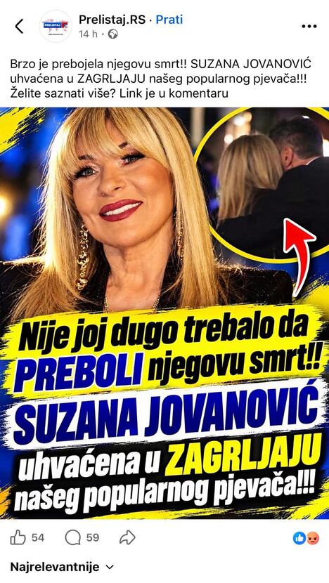 Suzana Jovanović Saša Popović