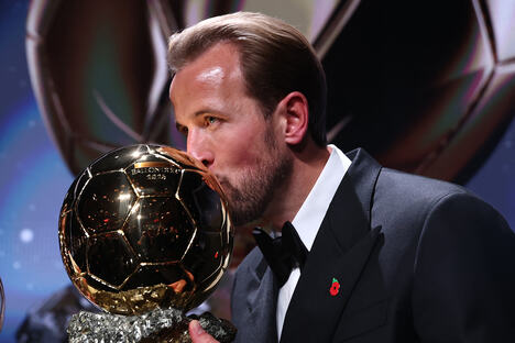 Hari Kejn na dodeli Zlatne lopte