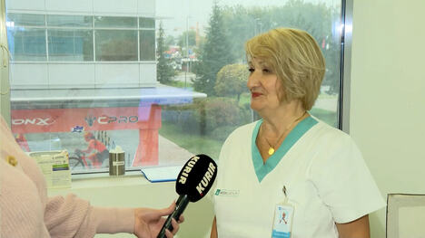 prim. dr Biserka Obradović, specijalista opšte medicine daje izjavu za Kurir TV o gripu