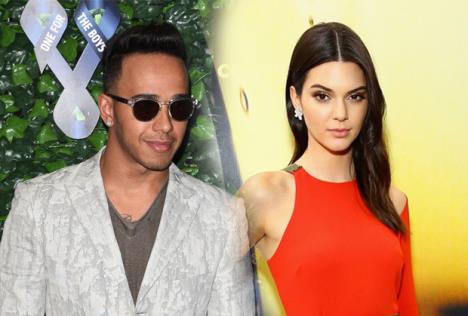 Kendal Džener i Luis Hamilton