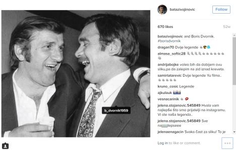 Boris Dvornik i Velimir Bata Živojinović