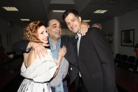 Iskra Brajović sa ocem Vojislavom i mužem Sinišom