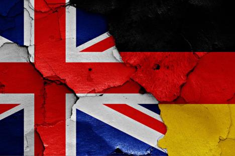 Zastave Nemačke i Velike Britanije