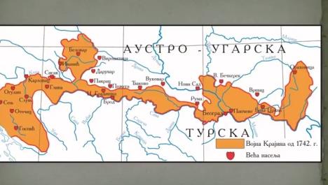 Vojna krajina na karti