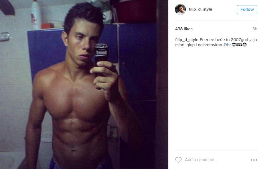 VAŽIO ZA DON ŽUANA ELITE 9, A ZBOG NJEGA SU MNOGE POSTALE UTORAK DEVOJKE: Evo kako je Filip Đukić izgledao bez tetovaža (FOTO)