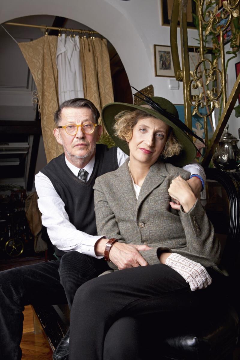 Isidora Bjelica sa suprugom Nebojšom