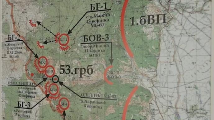 Raspored graničara, Košare.jpg