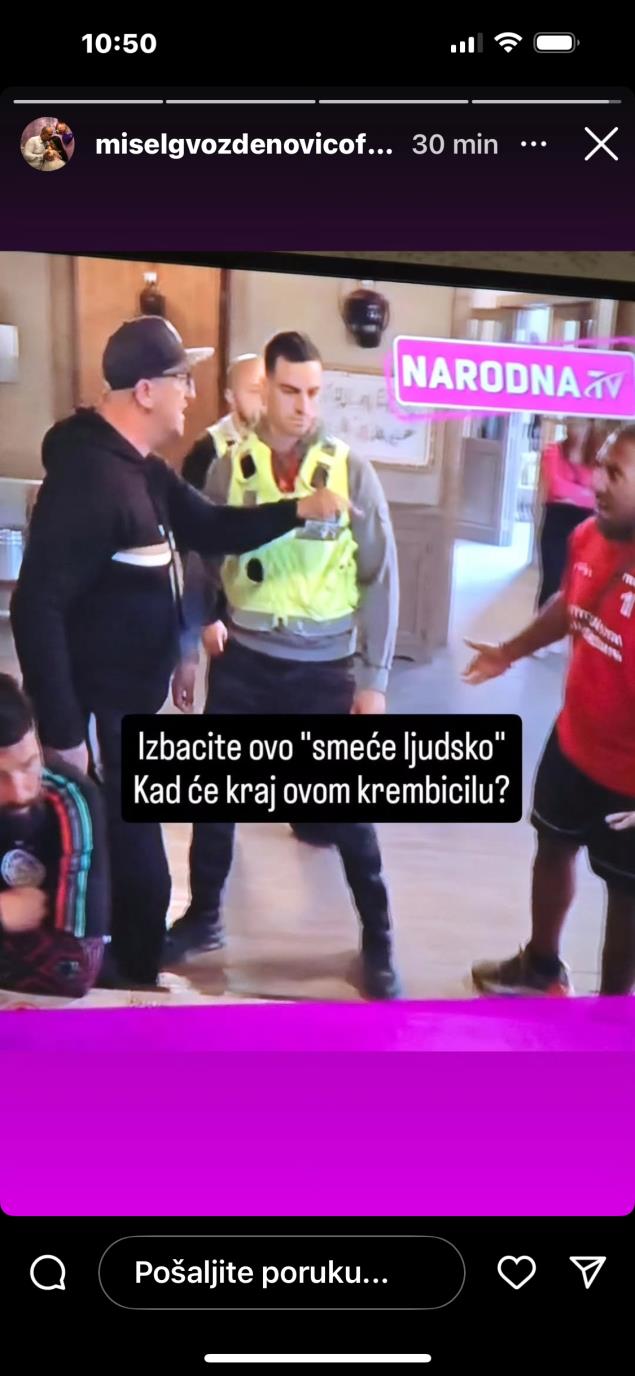 MIŠEL GVOZDENOVIĆ URNISAO KRISTIJANA GOLUBOVIĆA! Objavio fotku bivšeg kriminalca, pa ga izvređao: Smeće ljudsko