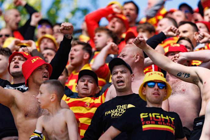 Navijači Jagelonije pred meč u Novom Pazaru