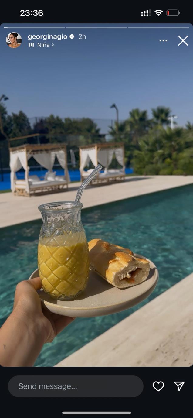 Georgina Rodrigez sendvič