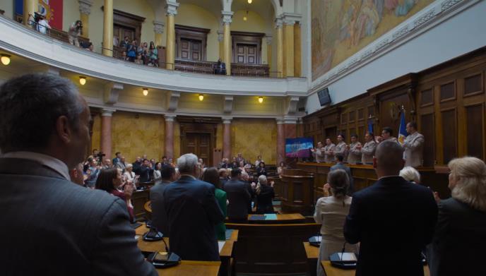 Skupština Srbije – enterijer korišćen u snimanju serije “Bibliotekari: Novo poglavlje”