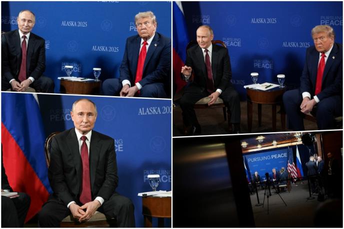 Donald Tramp i Vladimir Putin na sastanku na Aljasci 2025

Sastanak Trampa i Putina iza zatvorenih vrata

Aljaska sastanak lidera SAD i Rusije