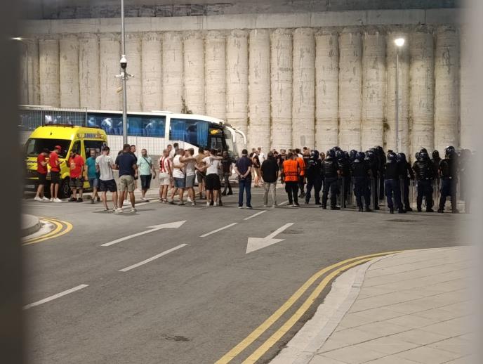 Delije pred meč sa Pafosom