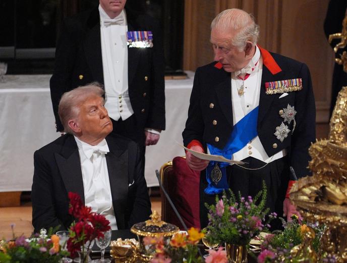 Donald Tramp u Vindzor zamku tokom državne posete