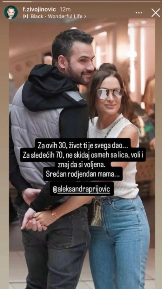Aleksandra Prijović čestitala Filipu