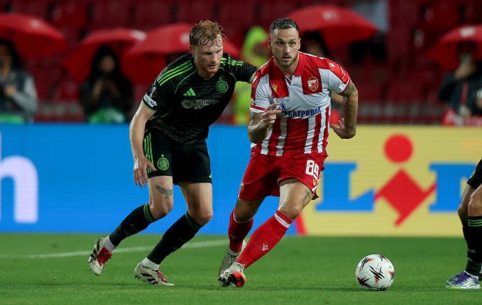 Marko Arnautović na utakmici protiv Seltika