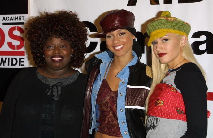 Gven Stefani u mladosti