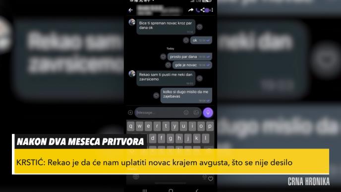 Danijela Krstić poruke