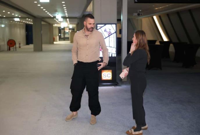 Filip Živojinović na modnoj reviji