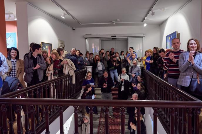 Otvaranje izložbe Lazar Vujaklija - Protest prema sebi