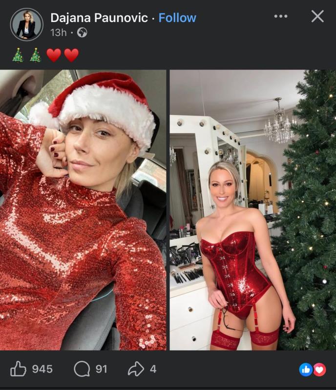 Dajana Paunović u provokativnom izdanju