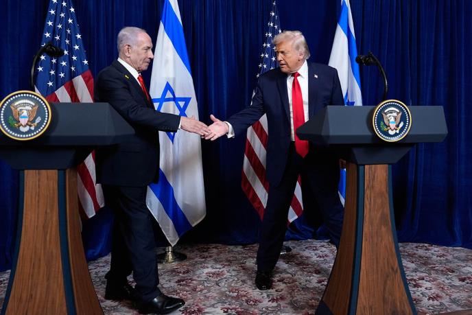 Benjamin Netanjahu Donald Tramp