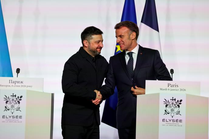 Pariz sastanak Emanuel Makron Volodimir Zelenski