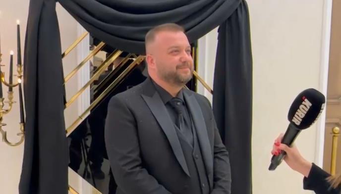 Borko Radivojević na punoletstvu svog sina