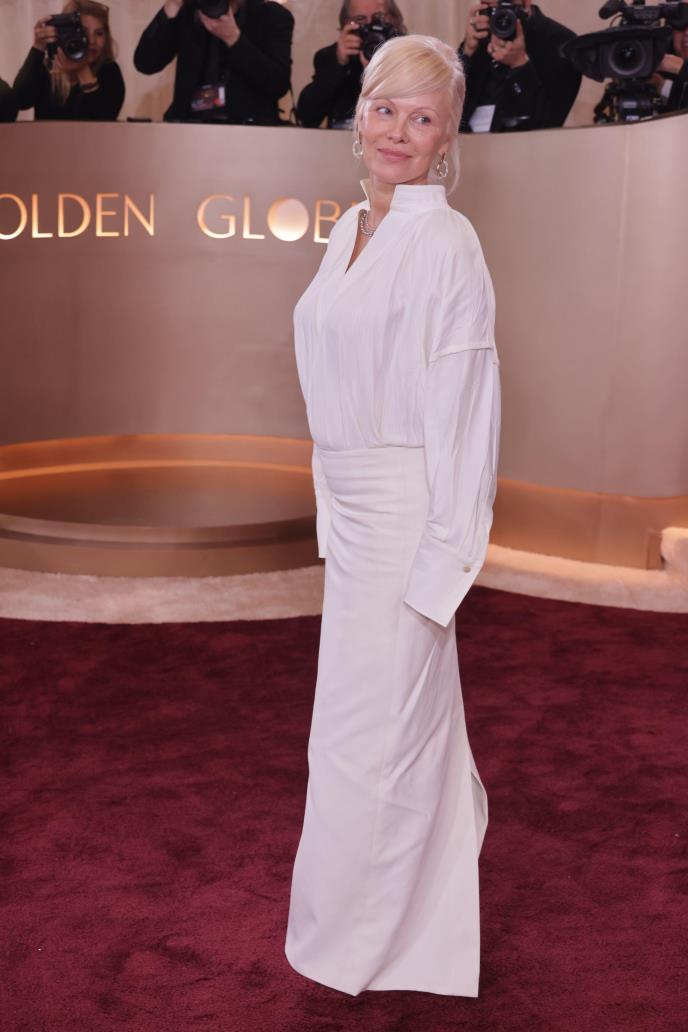 Pamela Anderson na dodeli Zlatnih globusa 2026
