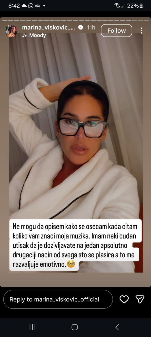 Marinu Visković napao fan ona se odmah oglasila