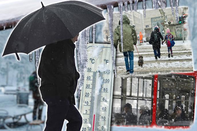 sneg zima led hladno vreme