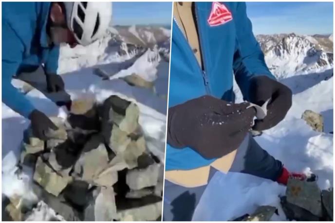 Na vrhu planine pronašli konzervu tunjevine staru 54 godine i u njoj skrivenu poruku