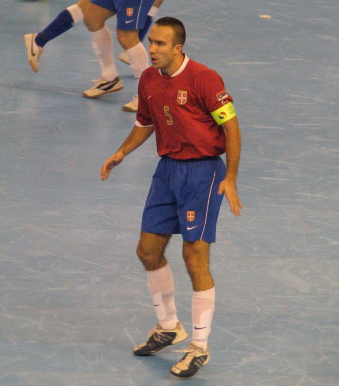 Bojan Đura Pavićević u dresu futsal reprezentacije Srbije