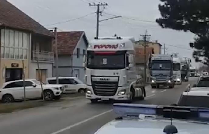 Štrajk kamiondžija Bačka Palanka