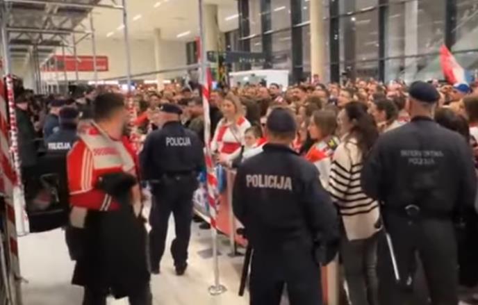 Hrvatska Zagreb doček rukometaši