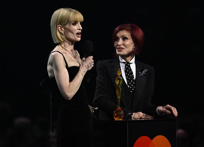 Keli Ozborn i Šeron Ozborn na dodeli BRIT nagrada