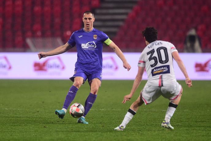 Fudbaler Darko Lazić u dresu Grafičara